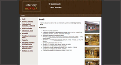 Desktop Screenshot of interiery-horyna.cz